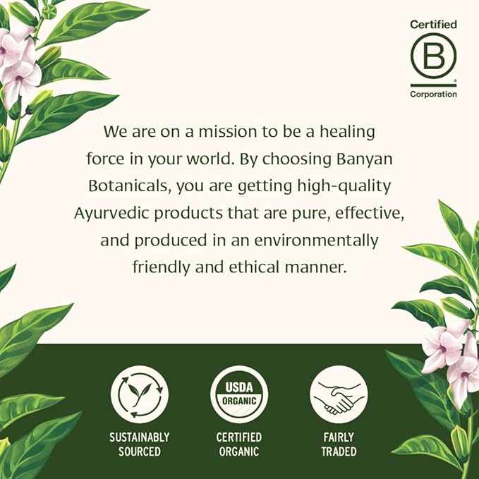 Banyan Botanicals Organic Shilajit – Pure Himalayan Mineral Pitch Supplement – Natural Source of Fulvic Acid & Trace Minerals for Energy, Detox & Healthy Aging – 90 Tablets – Sustainably Sourced