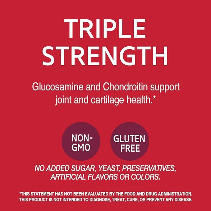 21st Century Glucosamine 750 mg & Chondroitin 600 mg - Triple Strength - 150 Tablets, Pack of 2