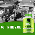 Mind Hero Supplement, All Natural Brain and Cognitive Capsules, Official Clarity and Focus Pills, 1 Month Supply (1 Pack)