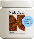 Needed. CoQ10 200mg Supplement - Ubiquinol 200mg for Women and Men – Coenzyme Q10 Preconception Health Supplement, Non-GMO, Softgels – 30 Count