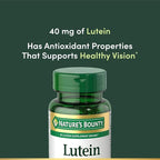 Nature's Bounty Lutein 40 Mg, 30-Count, Pack of 4