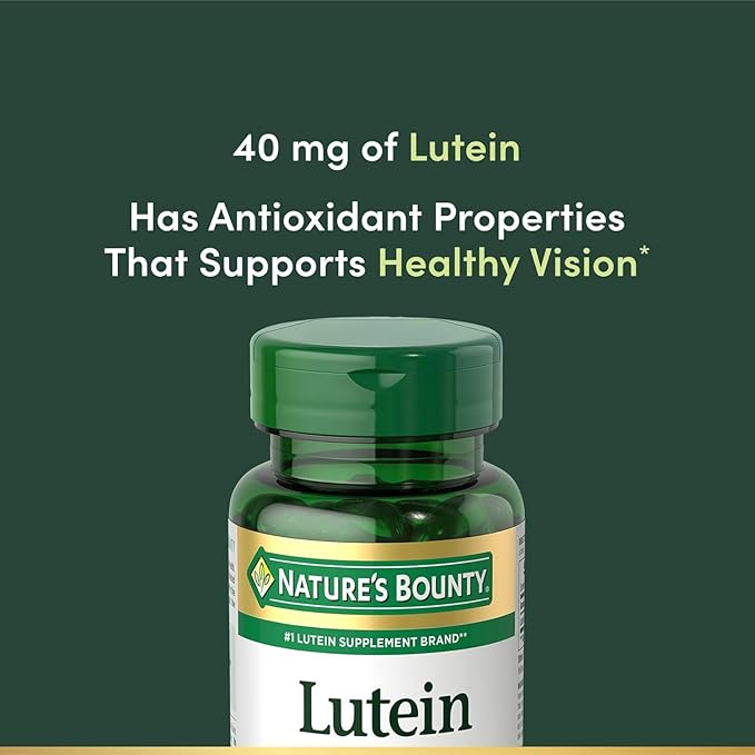 Nature's Bounty Lutein 40 Mg, 30-Count, Pack of 4