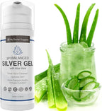 Extra Strength Colloidal Silver Gel 30ppm with Aloe Vera - pH Balanced Structured Silver - Triple Strength Soothe & Relieve - Easy Pump Bottle, 3.38Oz (4 Pack)