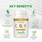 Chlorella Growth Factor CGF Capsules, 350mg, 30 Count, Non-GMO Vegan Supplement for Immunity & Cognitive Health Natural Spermidine Superfood