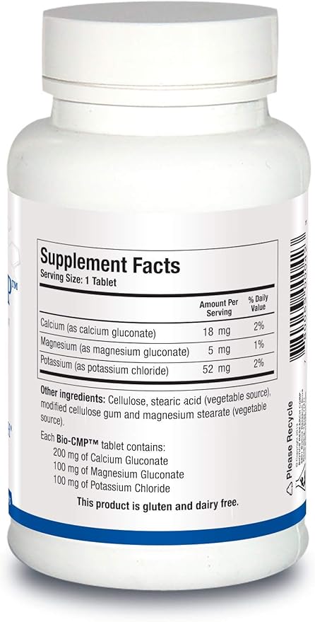 Bio CMP from Biotics Research Calcium, Magnesium and Potassium Supplement; Supplies Electrolytes That Provides Optimal Muscle Comfort Cramps and Fatigue, Supports Healthy Metabolism 100 Tablets