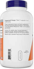 Now L-Lysine 500 mg, 360 Vegetarian Capsules