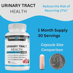 Urinary Tract Health, Cranberry Pills for Women, D Mannose 1000mg Capsules - Dandelion Herb Supplement - Helps Women Health, 60 CT