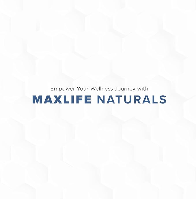 MaxLife Naturals Pure Spermidine Supplement with Trihydrochloride 3HCL 10mg - 120 Capsules Spermidine Supplements for Men and Women, Brain Focus & Cellular Vitality, Cell Renewal Support, Made in USA
