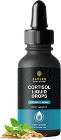 Cortisol Drops – Natural Herbal Liquid Supplement for Daily Stress Support, Mood Balance & Adrenal Health – Calming Botanical Extracts – Alcohol-Free Formula – 2 fl oz