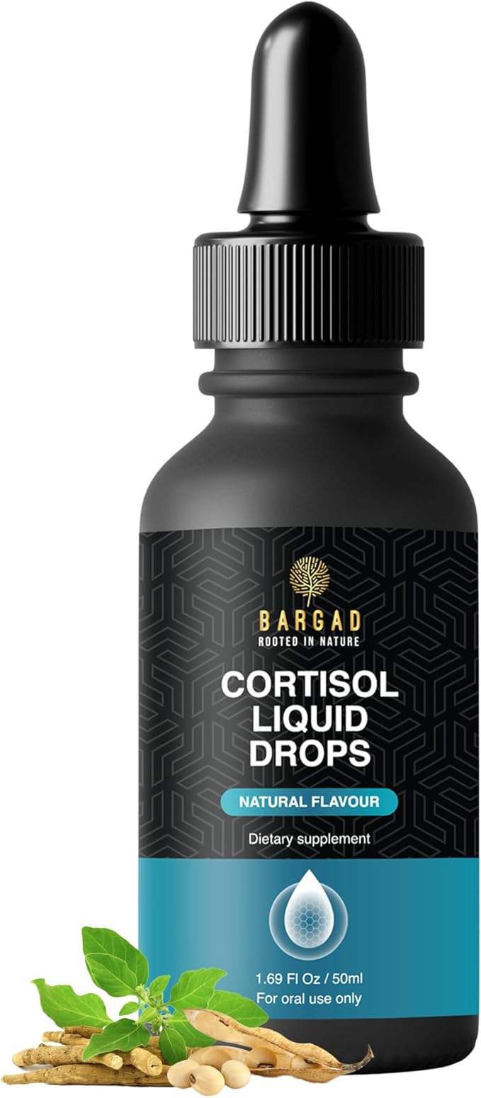 Cortisol Drops – Natural Herbal Liquid Supplement for Daily Stress Support, Mood Balance & Adrenal Health – Calming Botanical Extracts – Alcohol-Free Formula – 2 fl oz