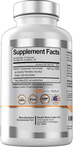 Liposomal Vitamin C 1400mg- 180 Vegan Capsules- China Free Ingredients, Fat Soluble High Absorption VIT C- Supports Healthy Immune System & Collagen Booster- Powerful Antioxidant Support Supplement