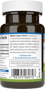 Carlson - Alpha Lipoic Acid, 300 mg, Energy Production, Universal Antioxidant, 30 Tablets