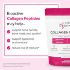 FORTIBONE® Premium Bone Health Collagen Peptides w/FORTIGEL®, VERISOL®, TENDOFORTE® | Clinically-Supported for Bones Joints Skin Hair Nails | Hydrolyzed Collagen Anti-Aging Formula | 30 Servings