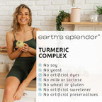 Earth's Splendor Turmeric Complex 500mg with Black Pepper, 90 Capsules - Supports Antioxidant Activity and Joint Health* - 1.5 Month Supply