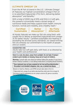 Nordic Naturals Ultimate Omega 2X, Lemon Flavor - 60 Soft Gels - 2150 mg Omega-3 - High-Potency Fish Oil with EPA & DHA - Promotes Brain & Heart Health - Non-GMO - 30 Servings