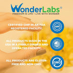 Wonder Laboratories EZ Omega-3 Atlantic Menhaden Fish Oil Supplement 2000 mg, Burpless, Made in The USA, Perfect Balance of EPA+ DHA + DPA 180 Softgels