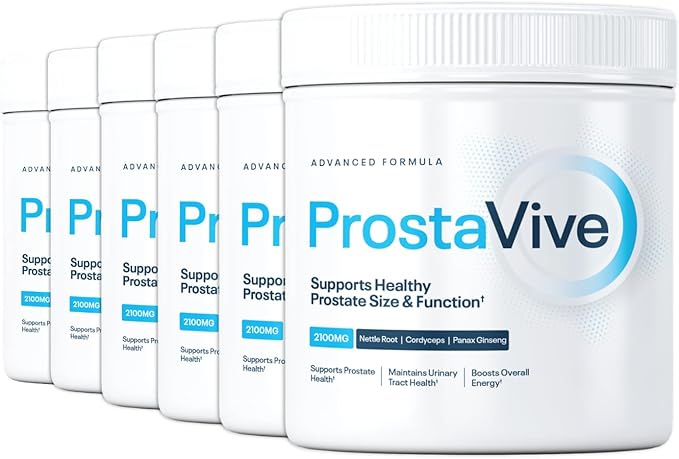 ProstaVive Advanced Prostate Support Formula - Complete Urinary & Bladder Health Supplement - Helps Promote Strong Flow & Emptying - Natural Powder - Gluten Free, Non-GMO