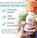 Silver Fern Brand Ultimate Probiotic - Probiotics for Women & Men - 8 Billion CFU Spore-Forming Gut Health Supplement - DNA Verified, Vegan, Shelf-Stable, High Survivability - 60 Capsules