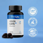 Vison Care Plus - Complete Dietary Supplement for Your Vision- Lutein 20mg, Zeaxanthin, Vitamin A, Bilberry Extract - 90 Softgels by CGM Labs