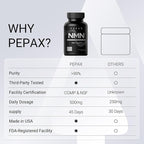 NMN Supplement 500mg - 99% Pure NMN Supplement Capsules for Increased NAD Levels & Healthy Aging - Third Party Tested Stabilized Capsules, cGMP Certified, 90 Liposomal NMN (45 Servings)