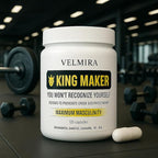 Velmira® King Maker Supplement for Men & Women 13-in-1.Sugar-Free.Energy Support.Muscle Recovery.Health Support- Zinc-Tongkat Ali-Maca-Magnesium-Vitamin D3.Supplement.120 Capsules-(1) kin.Pack of 1