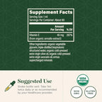 Global Healing Organic Vitamin E Liquid Drops 40 mg - Natural D-Alpha Tocopherol 15% α-tocopherol - Vegan Liquid Vitamin E Oil Oral Supplement for Skin - Low Dose Liposomal Vitamin (2 Oz)