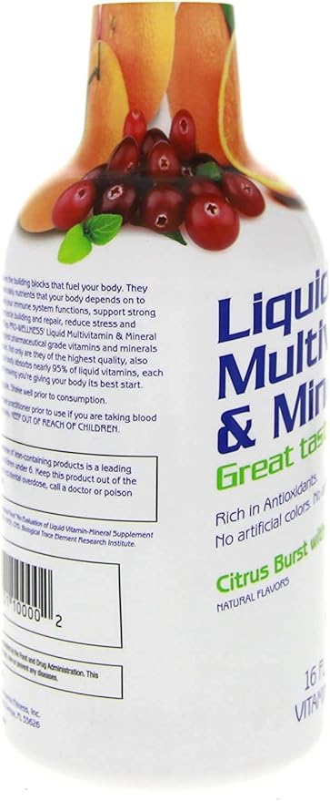 1st Step for Energy Liquid Multivitamin & Mineral Citrus Burst 16 fl oz (1 pt) 473 ml