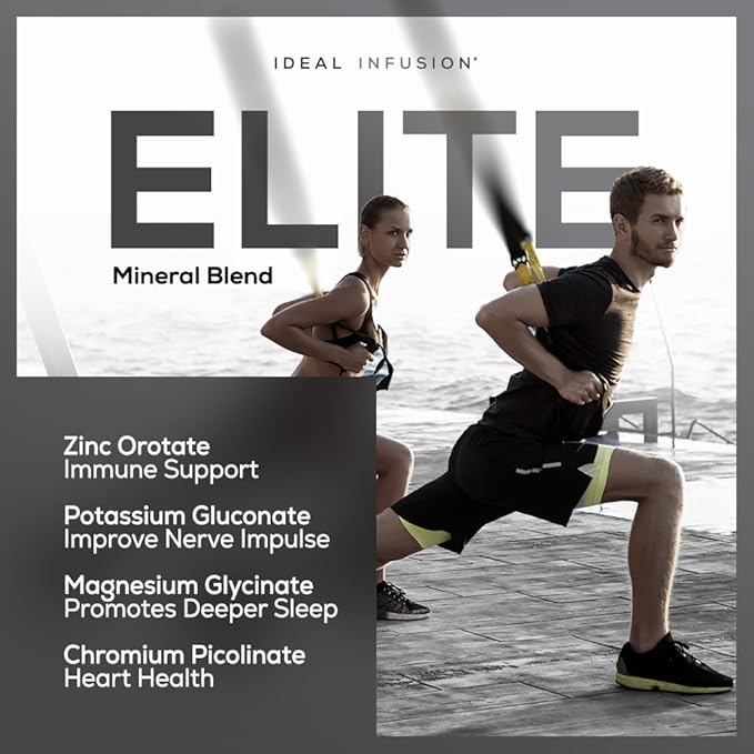 Ideal Infusion Nighttime Muscle Recovery & Deep Sleep Supplement: Stress Support and Hormone Balance - Zinc + Magnesium Glycinate, Ashwagandha KSM-66 - Melatonin-Free (90 Capsules)