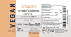 Vitamin C Spray: Daily Absorption Liquid Extract with Lemon, Orange, Strawberry, Rich in Ascorbic Acid, 2oz (60ml) 60 Day Supply