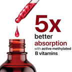 Vitamin B Complex for Men & Women - Riboflavin B2, B3, B5, B6, B12 | B-Complex Supplement - Nerve Pain, Energy, Brain & Heart Support - Made in USA, 60 Servings