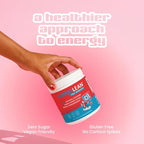 AminoLean x ICEE Pre Workout Powder, Amino Energy with Natural Caffeine from Green Tea, Vegan BCAA Amino Acids, Cherry, 30 Servings