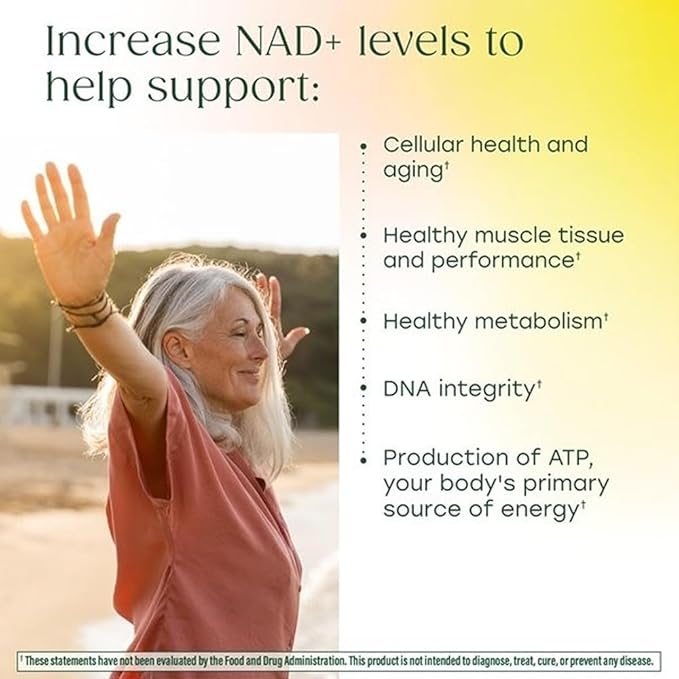 MegaFood NAD+ Supplement with Nicotinamide Riboside & Resveratrol - NMN Supplement Alternative - Vitamin B12, B6, Methylfolate & Niacin - NAD for Healthy Aging - Non-GMO - 60 Capsules, 30 Servings