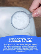 BulkSupplements.com Pure Biotin Powder - as Vitamin B7, Biotin Vitamins for Hair, Skin and Nails - Gluten Free, 1mg per Serving, 10g (0.35 oz) (Pack of 1)