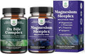 Bundle of Digestive Enzymes with Ox Bile Supplements for No Gallbladder for Pancrease Cleanse & Detox and High Absorption Magnesium Sleep Supplement Magtein Magnesium L-Threonate and Apigenin Theanine
