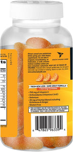Airborne 750mg Vitamin C Immune Support Supplement Gummies for Adults, Zesty Orange Flavor, Gluten Free Crafted Blend with Powerful Antioxidants Vitamins A C & E, 63 Gummies (3 Pack)