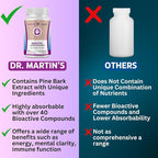 Navitol French Maritime Pine Bark — Daily Energy, Focus & Cognitive Support — Natural Antioxidant for Mental Clarity, Motivation & Everyday Wellness — 60 Capsules