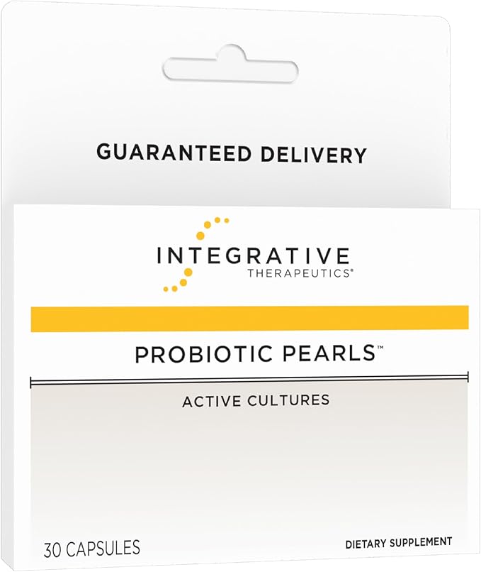 Integrative Therapeutics Probiotic Pearls - Daily Digestive Supplement for Gut Health Support* - Probiotic Capsules for Immune Health Support* - Soy-Free - 30 Count (30 Servings)