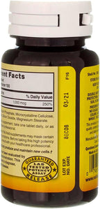 Nature`s Blend Folic Acid 1000mcg Tablets 100 Count (2 Pack)