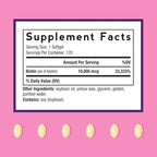 Doctor's Recipes Biotin 10,000mcg, High Potency Vitamin B7 for Hair, Skin & Nail Support, Non-GMO, Optimal Solutions Hair Vitamin with Biotin, for Women and Men, 120 Softgels