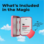 Wizard Wellness Multi-Benefit Oral Strips | Orally Disintegrating Allergy Strips for Sinus Clarity, Brain Fog & Puffiness | with Quercetin, NAC & Probiotics | Drug-Free | Strawberry Flavor | 30 Strips