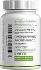 Resveratrol Complex 2,000mg, 240 Veggie Capsules – Extra Strength Trans-Resveratrol with NAD, Quercetin, Curcumin, Grape Seed & More – Healthy Aging Antioxidant for Energy & Brain Support