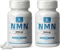 NMN 500mg Per Serving | 60 Veggie Capsules – 30 Servings | Easily Absorbed Nicotinamide Mononucleotide Form | NAD+ Boosts, Precursor & NR Supplement Alternative | Non-GMO, Vegan, Women & Men