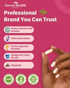 Probiotics and Prebiotics for Women pH Balance & Digestive Health - 60 Billion Vaginal Probiotic with Cranberry & D-Mannose for Gut, Urinary, Immune Health, Vegan & Non-GMO | 270 Capsules