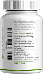 Vitamin E Supplements, 1,000 IU Per Serving, 240 Softgels – Extra Strength Antioxidant Protection – Bioavailable Stable Form – Skin, Heart, Brain, & Immune Support – Non-GMO