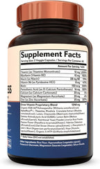 Grow Vitamin Adrenal Stress Advanced Formula, Organic KSM-66 Ashwagandha with AlphaWave L-Theanine, 5-HTP, Magnesium Blend - Everyday Stress Relief, Mood Support, Cognitive, Brain Health, 90 Capsules