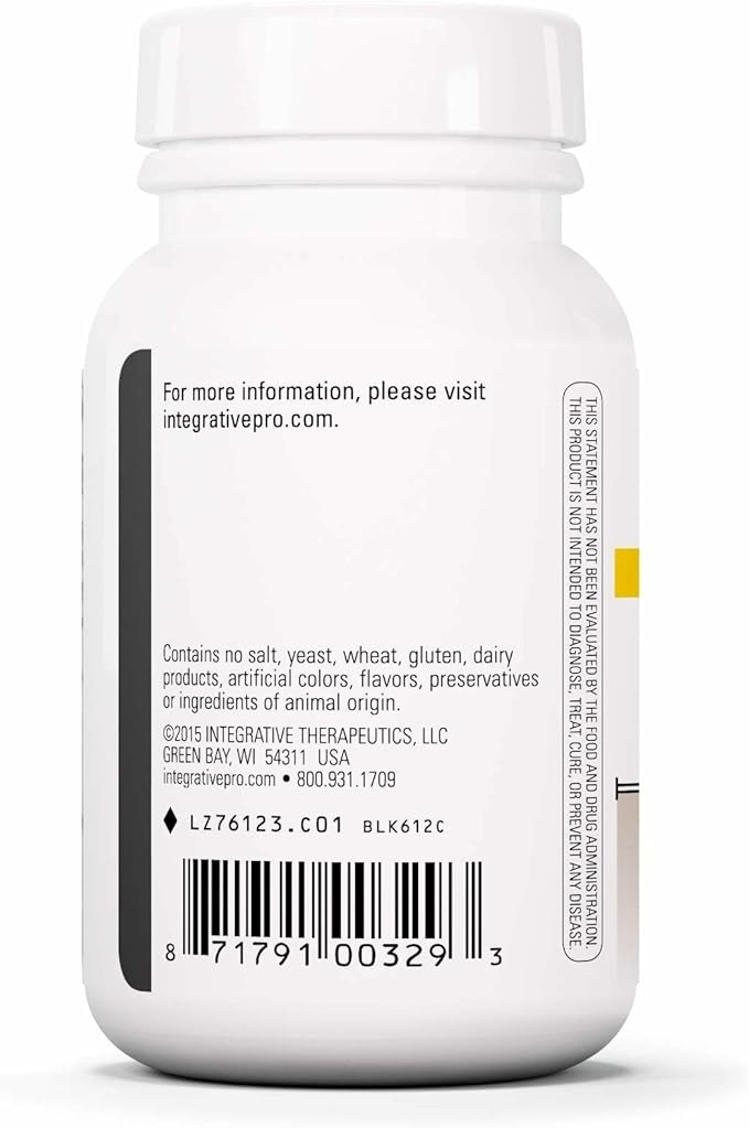Integrative Therapeutics Vitaline CoQ10 100 mg - Brain Health Support Supplement for Adults* - Supports Heart Health* - Dairy-Free - Tropical Fruit Flavored, 30 Chewable Tablets (30 Servings)