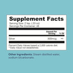 Ameo Life Colloidal Silver Liquid 30 PPM - Alkaline Structured Silver Water for Daily Immune Support & Gut Health, pH Balanced Colloidal Silver 30ppm Solution, 16 oz