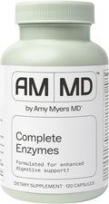 Amy Myers MD Complete Enzymes - Gut Care & Digestive Health Support Supplement - Daily Healthy Microbiome Support Nutritional Supplement - 120 Capsules