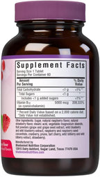 BlueBonnet Nutrition Earth Sweet Vitamin B12 5000 mcg Chewable Tablets, Soy-Free, Gluten-Free, Kosher Certified, Dairy-Free, Vegan, Raspberry Flavored, 60 Chewable Tablets, 60 Servings