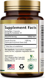 Quercetin Dihydrate 1000mg per Serving - Premium Plant-Based Bioflavonoids - Extra Strength Antioxidant Immune & Respiratory Health Support - High Absorption Quercetin Dihydrate - 120 Veggie Capsules